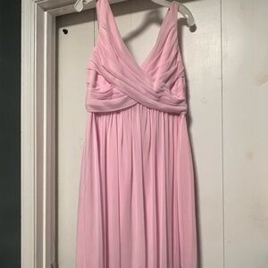 Pink chiffon dress NWT size 10